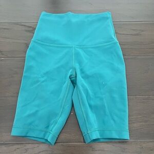 lululemon athletica Teal Bike Shorts